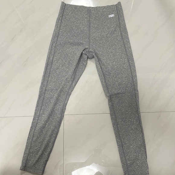 Gray super stretchy pink legging - Picture 1 of 3